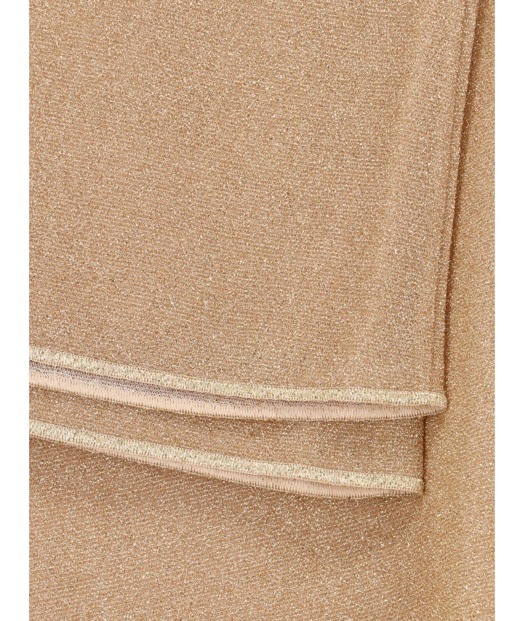 OSEREE Золотые полиамидовые прямые брюки, фото 5