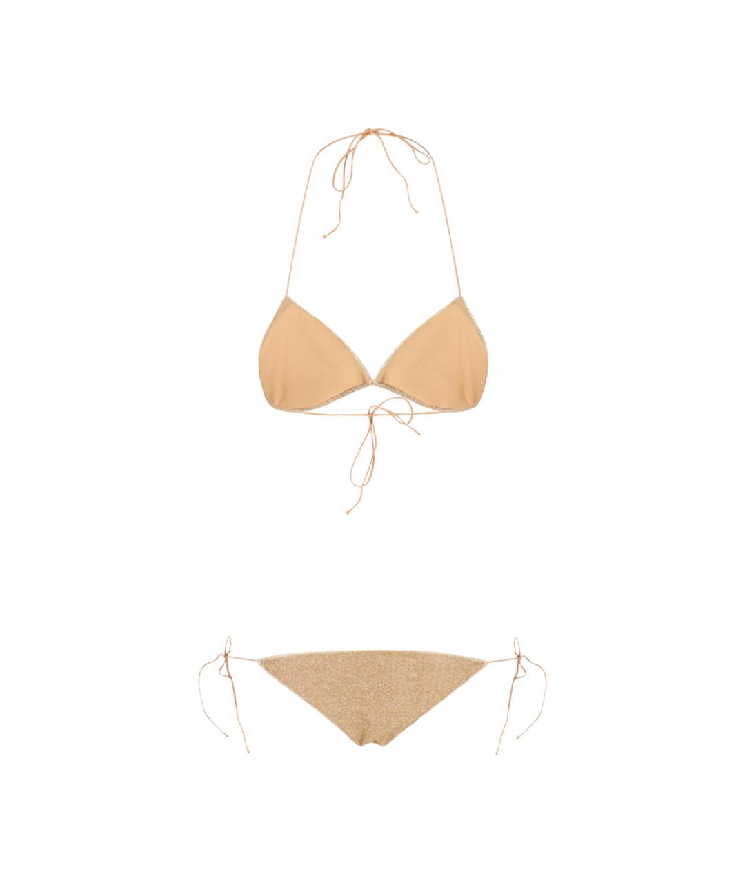 OSEREE Золотой полиамидовый купальник, фото 2