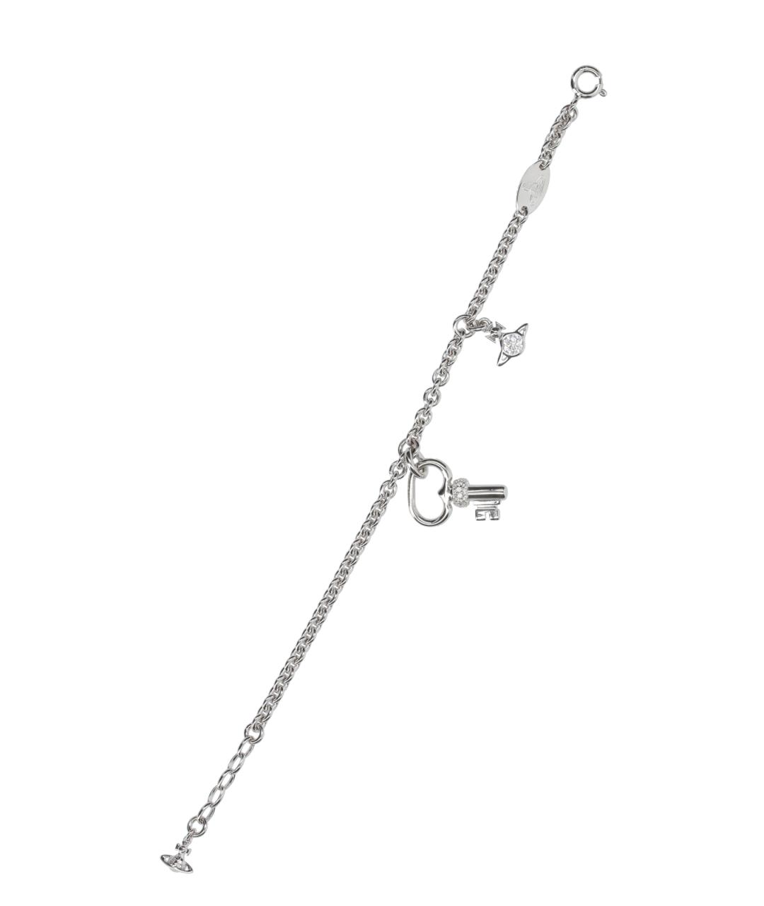 VIVIENNE WESTWOOD Серебрянный серебряный браслет, фото 3