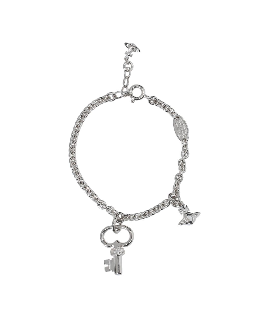 VIVIENNE WESTWOOD Серебрянный серебряный браслет, фото 2