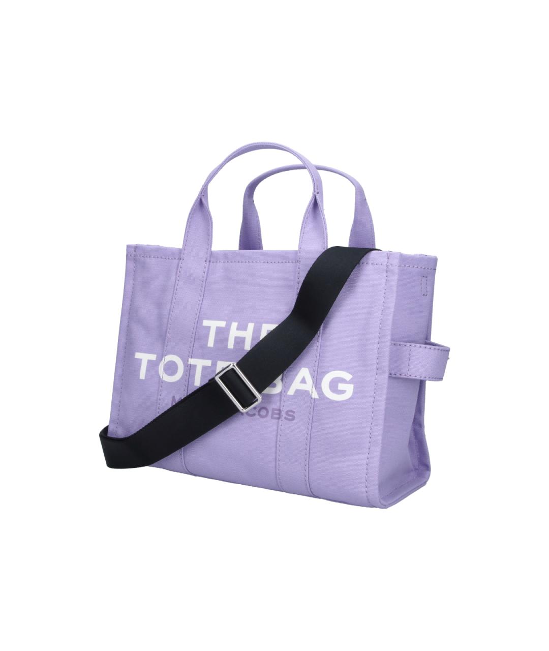 MARC JACOBS Фиолетовая хлопковая сумка тоут, фото 2