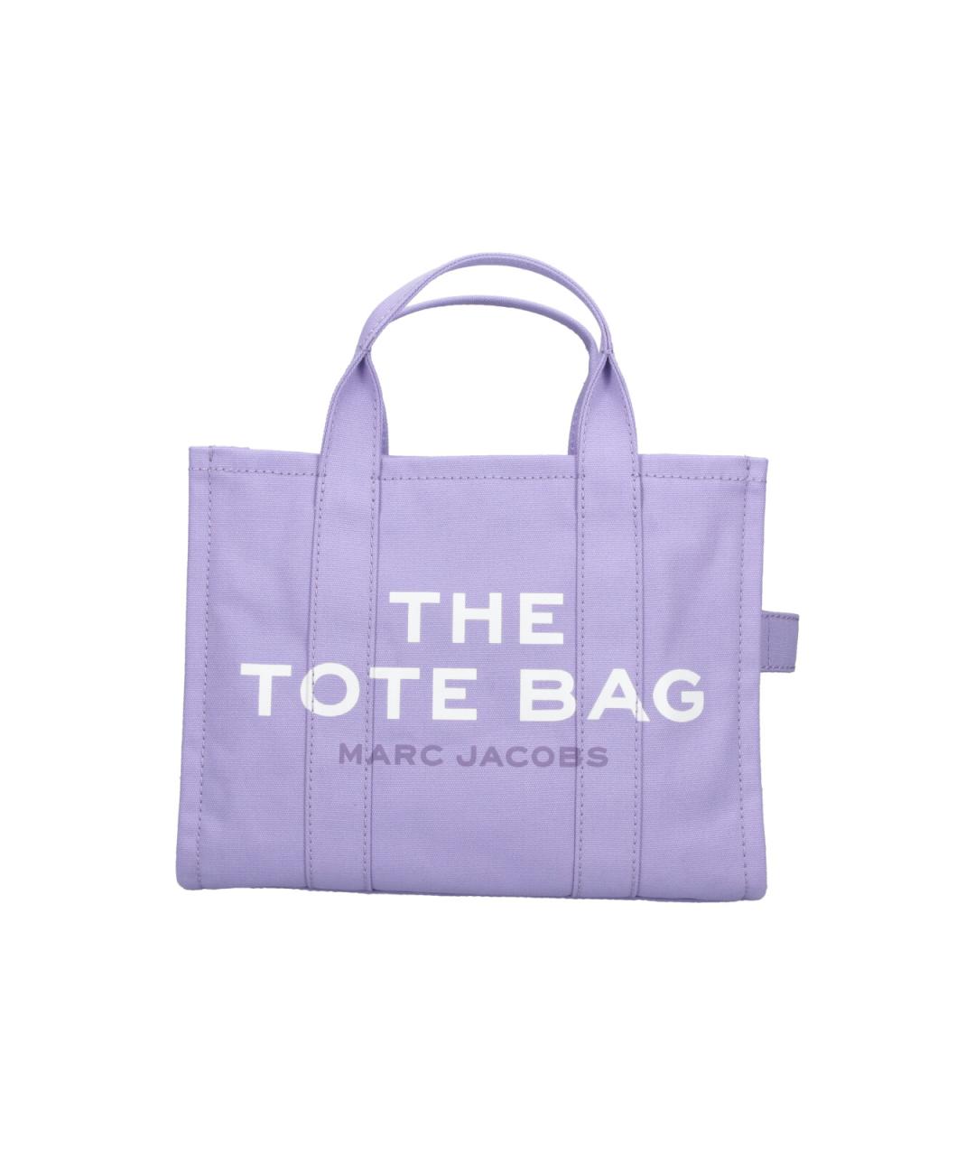 MARC JACOBS Фиолетовая хлопковая сумка тоут, фото 1