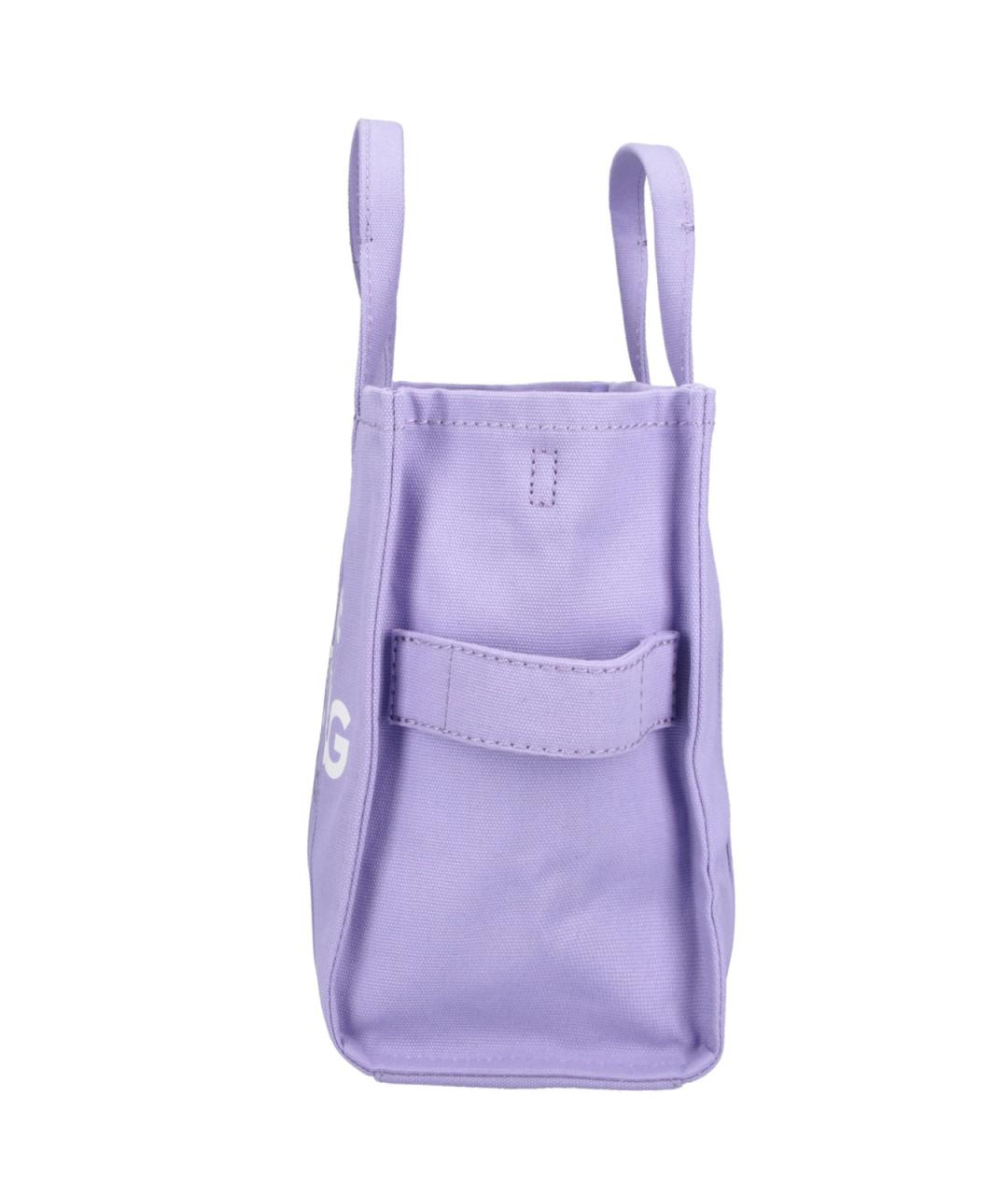 MARC JACOBS Фиолетовая хлопковая сумка тоут, фото 5