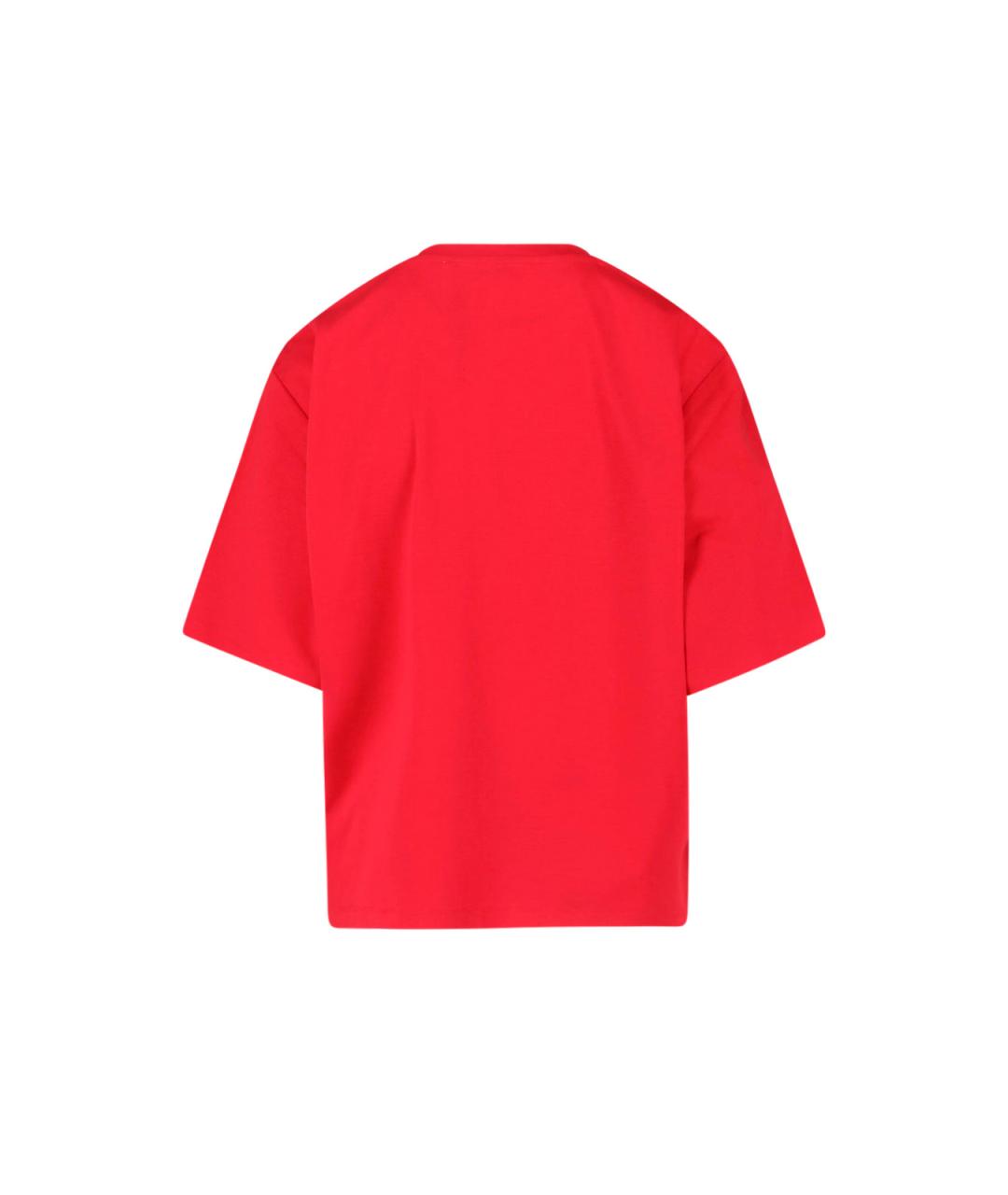 ROHE Красная хлопковая футболка, фото 2