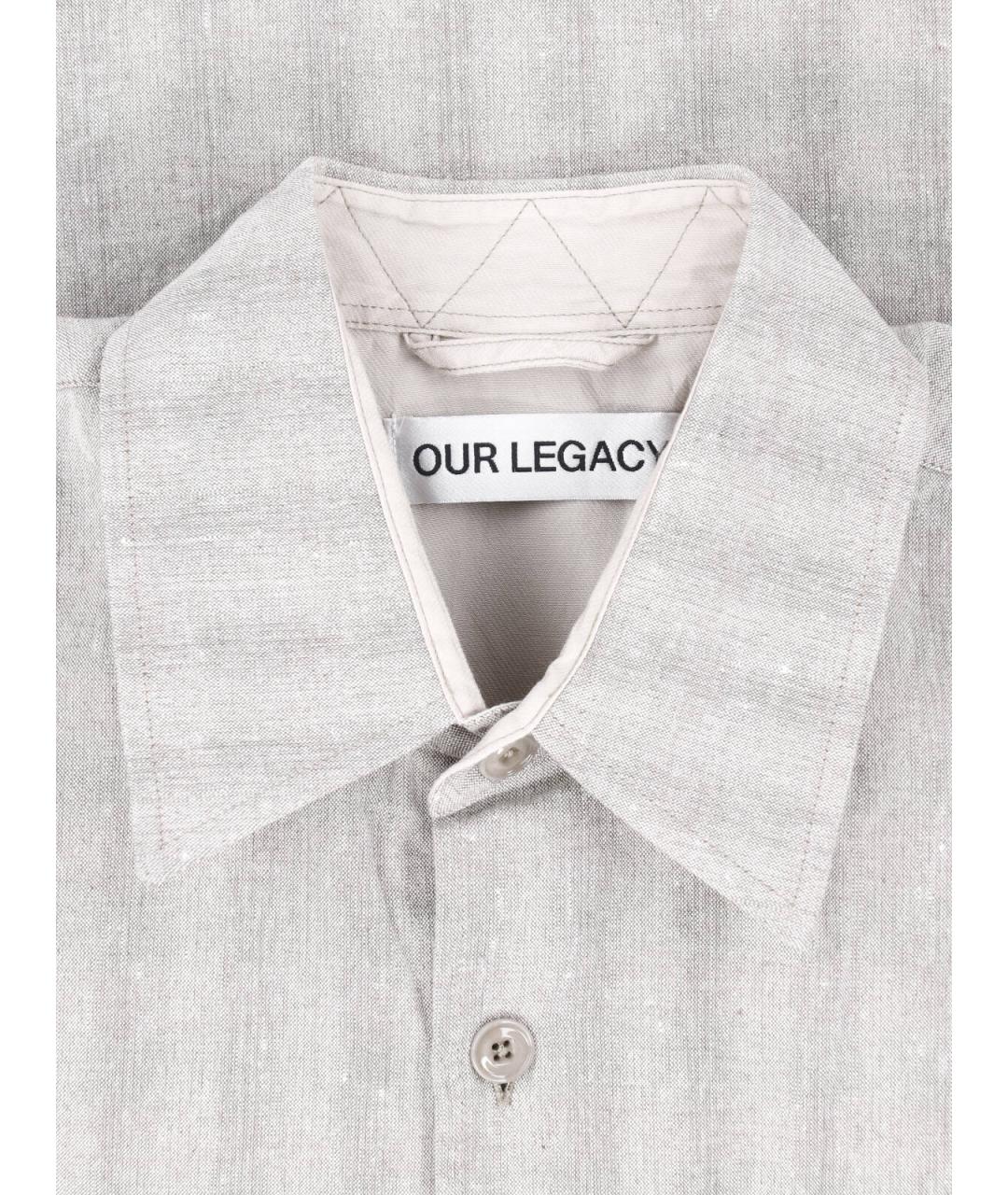 OUR LEGACY Мульти хлопковая кэжуал рубашка, фото 3