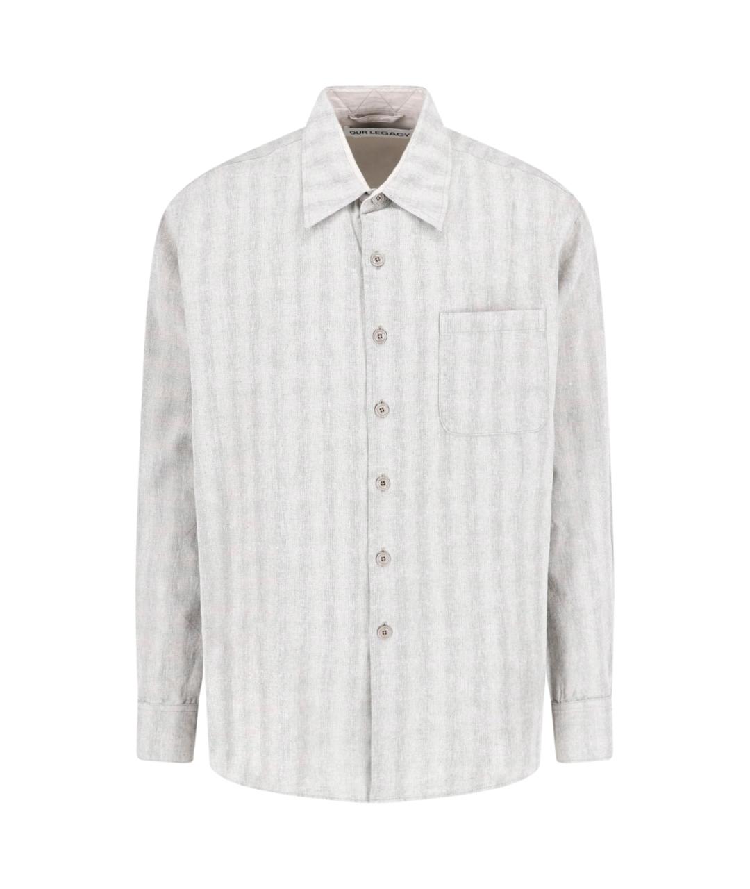 OUR LEGACY Мульти хлопковая кэжуал рубашка, фото 1