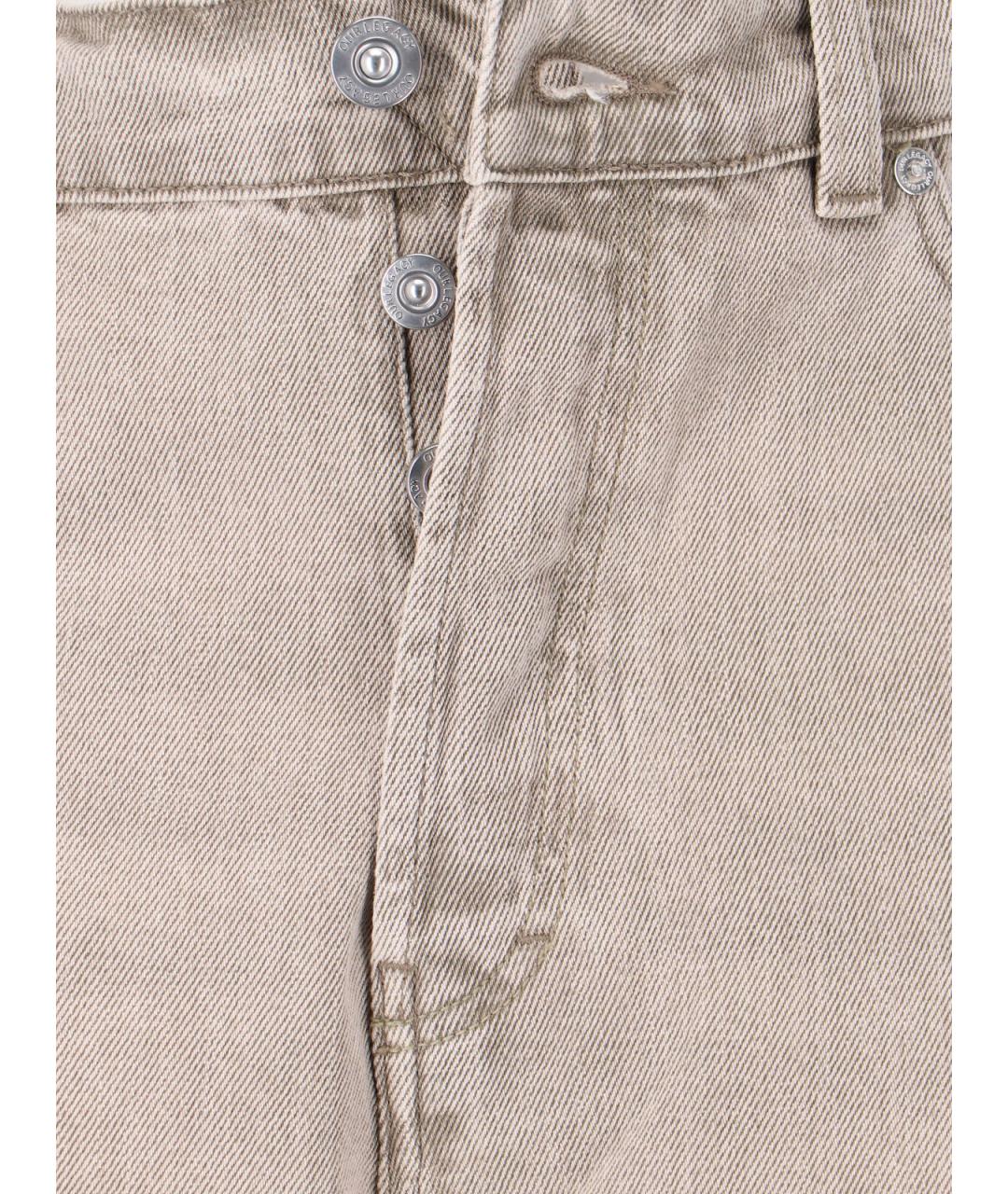 OUR LEGACY Серые хлопковые прямые джинсы, фото 4