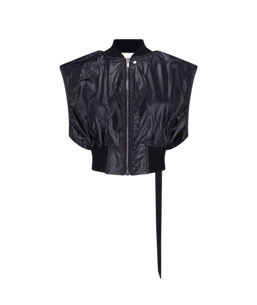 RICK OWENS DRKSHDW Черный полиамидовый жилет, фото 1