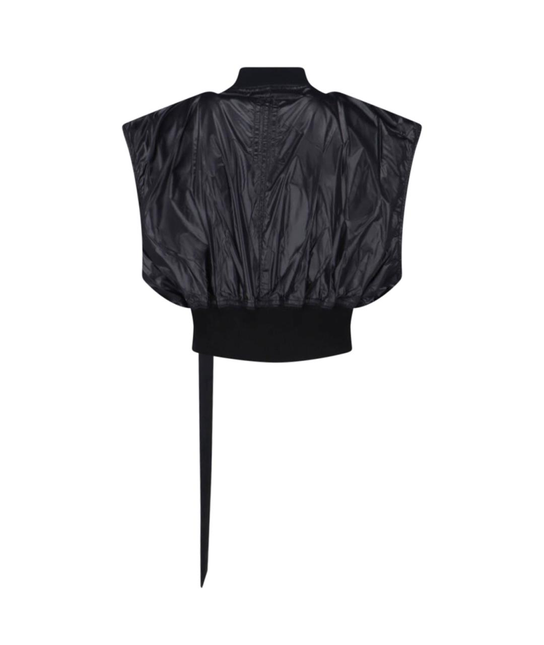 RICK OWENS DRKSHDW Черный полиамидовый жилет, фото 2