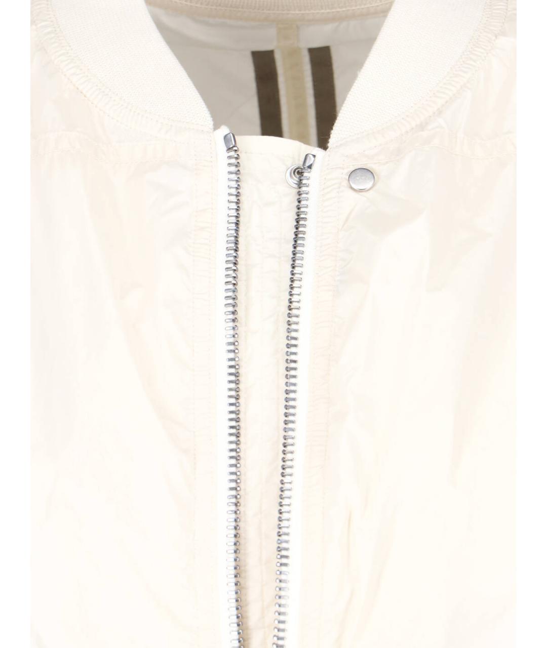 RICK OWENS DRKSHDW Белая полиамидовая куртка, фото 4