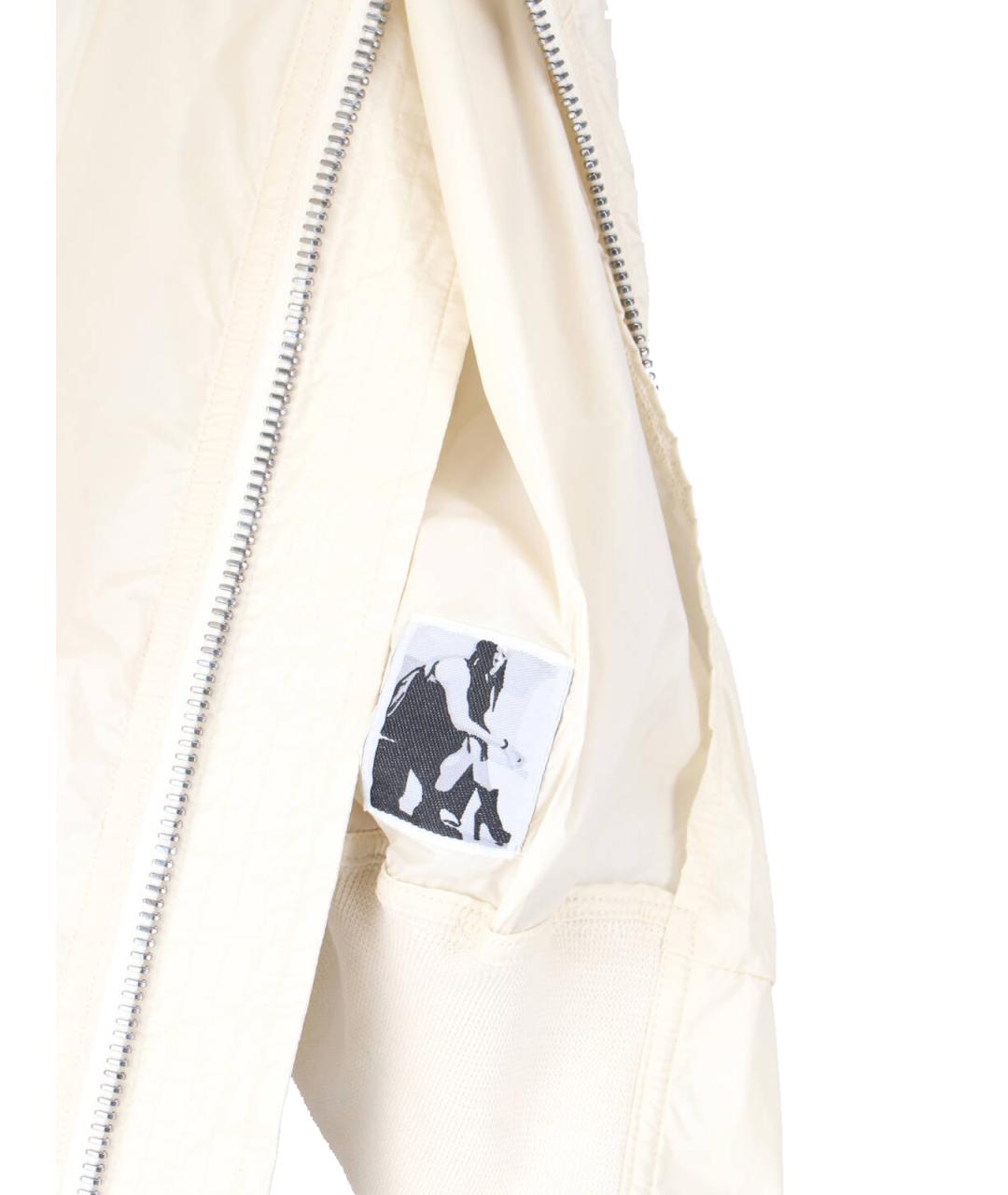 RICK OWENS DRKSHDW Белая полиамидовая куртка, фото 5