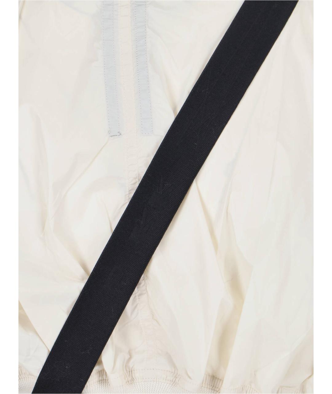 RICK OWENS DRKSHDW Белая полиамидовая куртка, фото 3