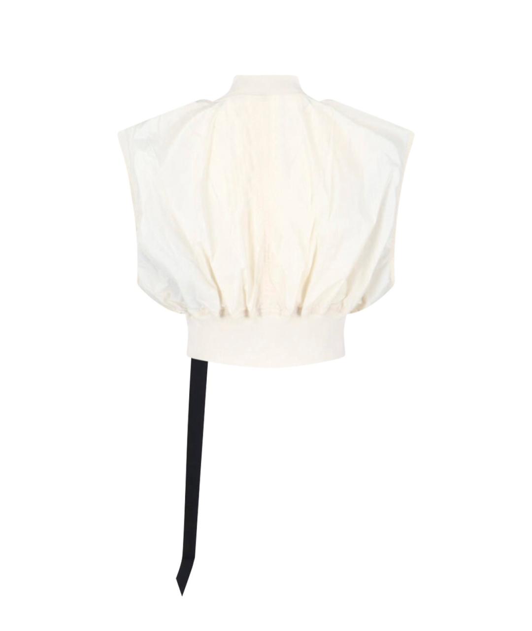 RICK OWENS DRKSHDW Белая полиамидовая куртка, фото 2