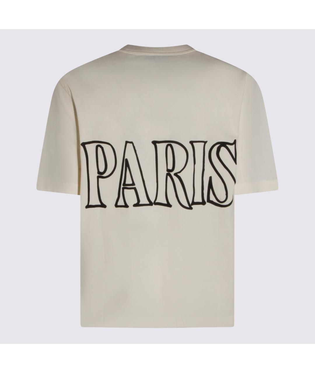 Ami Paris Бежевая хлопковая футболка, фото 2