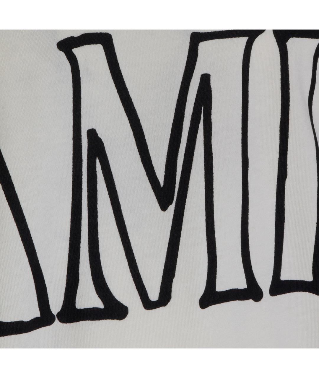 Ami Paris Бежевая хлопковая футболка, фото 3