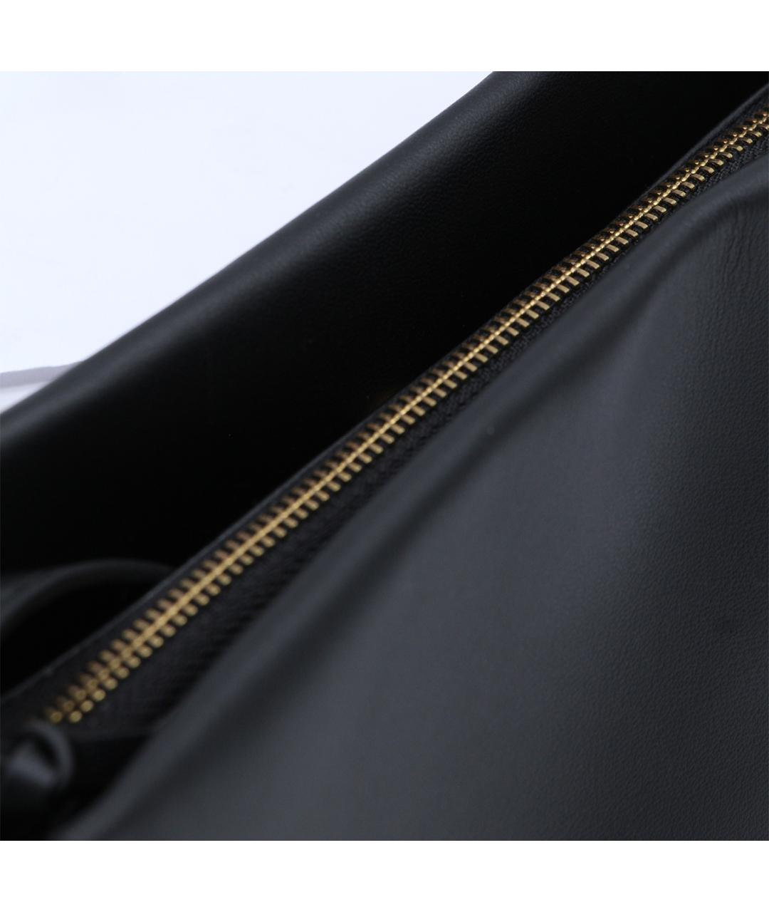 PINKO Черная кожаная сумка через плечо, фото 4