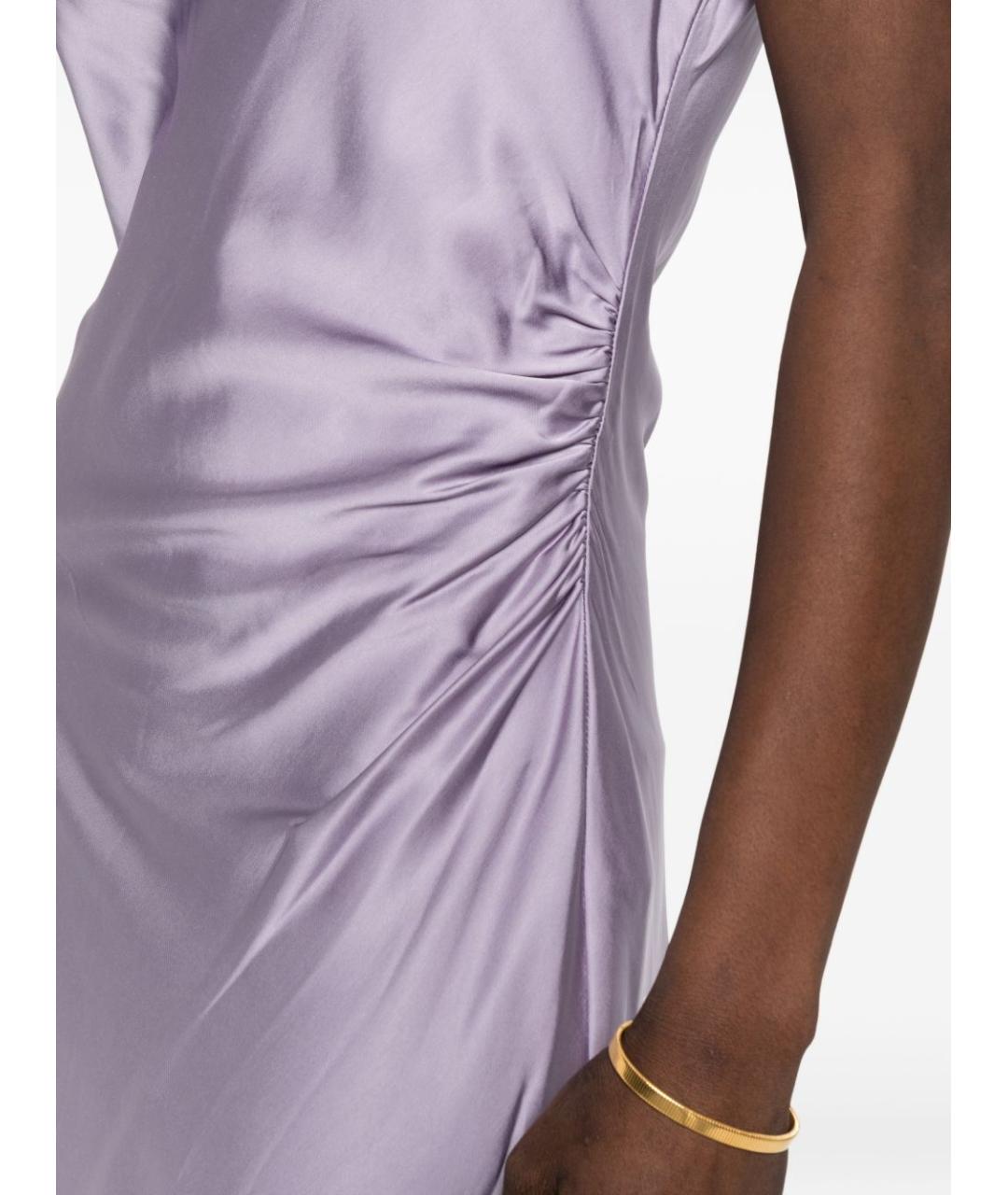 LIU JO Фиолетовое вискозное коктейльное платье, фото 2