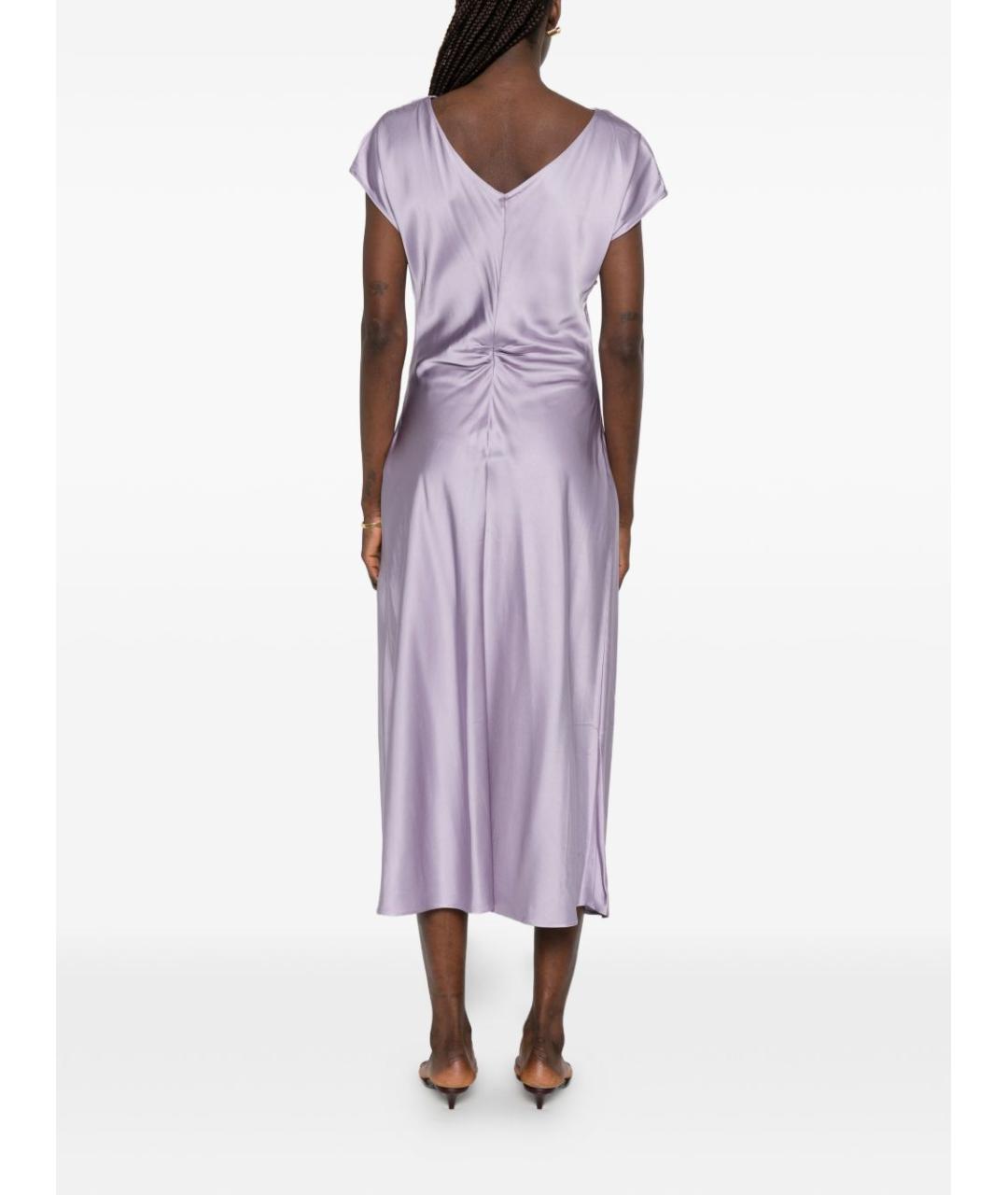 LIU JO Фиолетовое вискозное коктейльное платье, фото 5