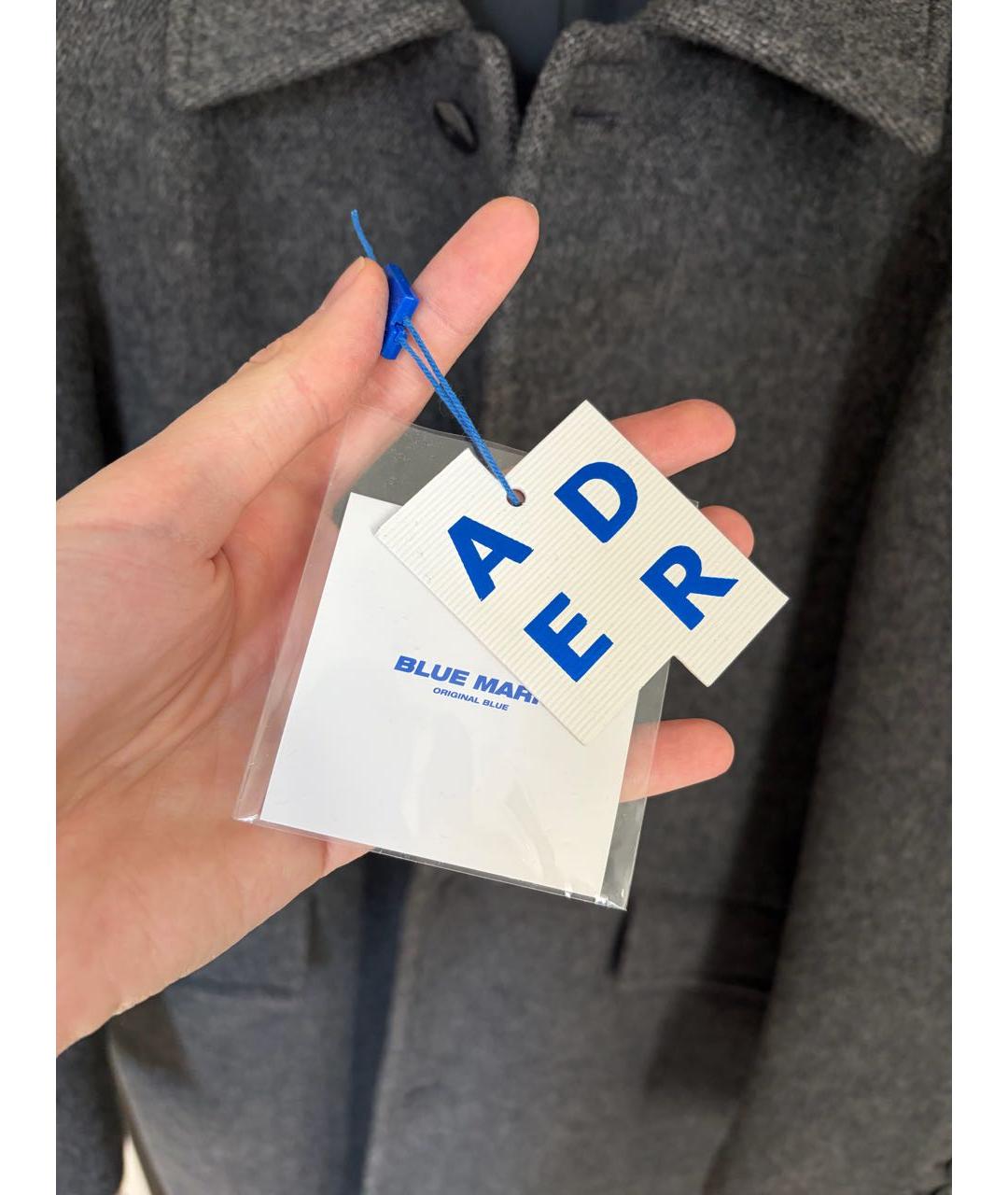 ADER ERROR Серое шерстяное пальто, фото 5