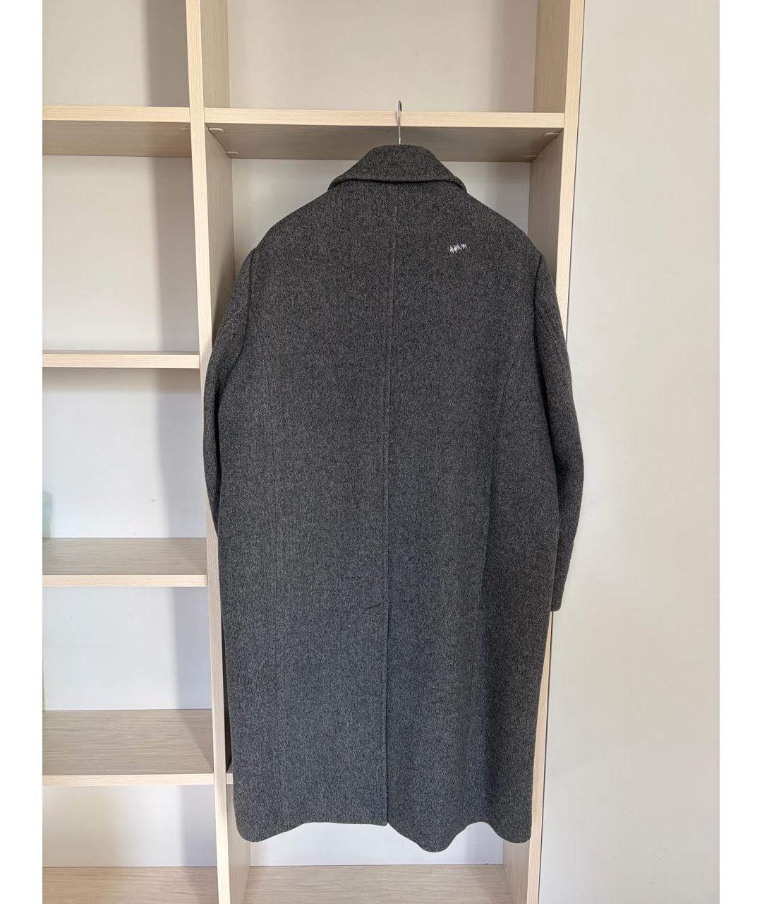 ADER ERROR Серое шерстяное пальто, фото 2