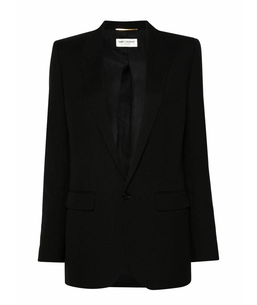 SAINT LAURENT Черный жакет/пиджак, фото 1