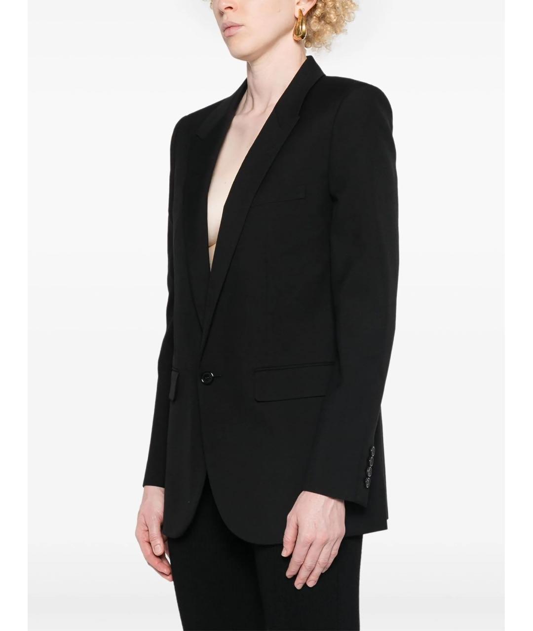 SAINT LAURENT Черный жакет/пиджак, фото 3
