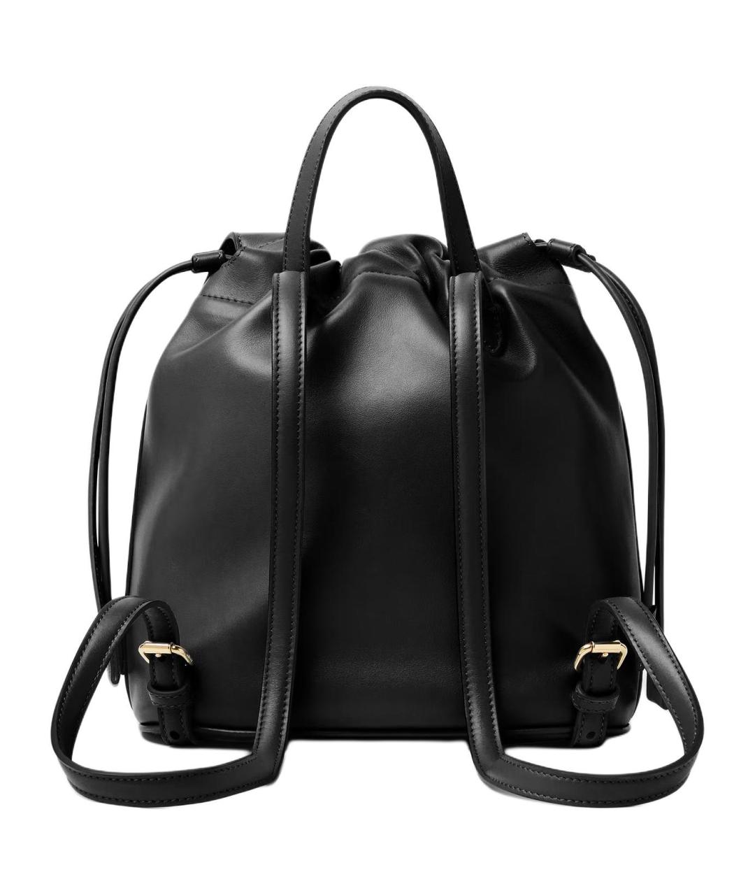 FENDI Черный кожаный рюкзак, фото 3