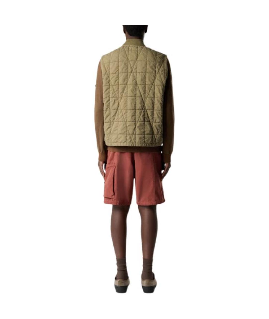 STONE ISLAND Зеленый жилет, фото 4