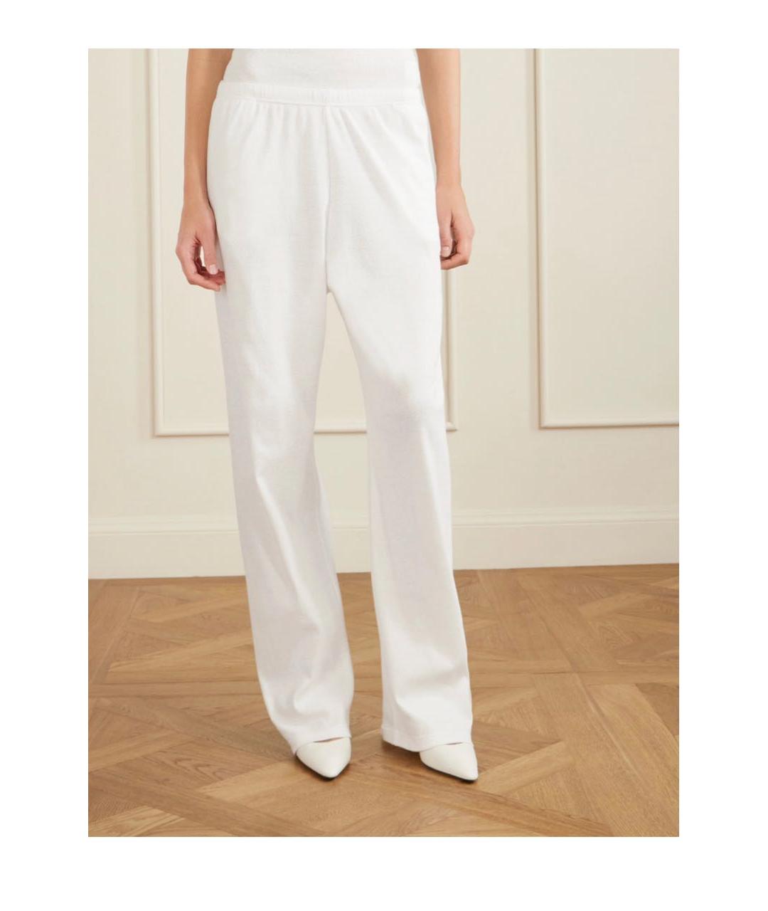 THE ROW Белый хлопковый джемпер / свитер, фото 3