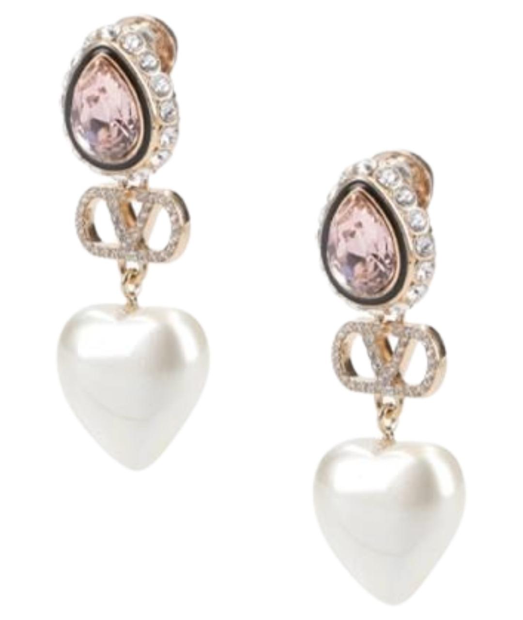 VALENTINO Золотые металлические серьги, фото 1