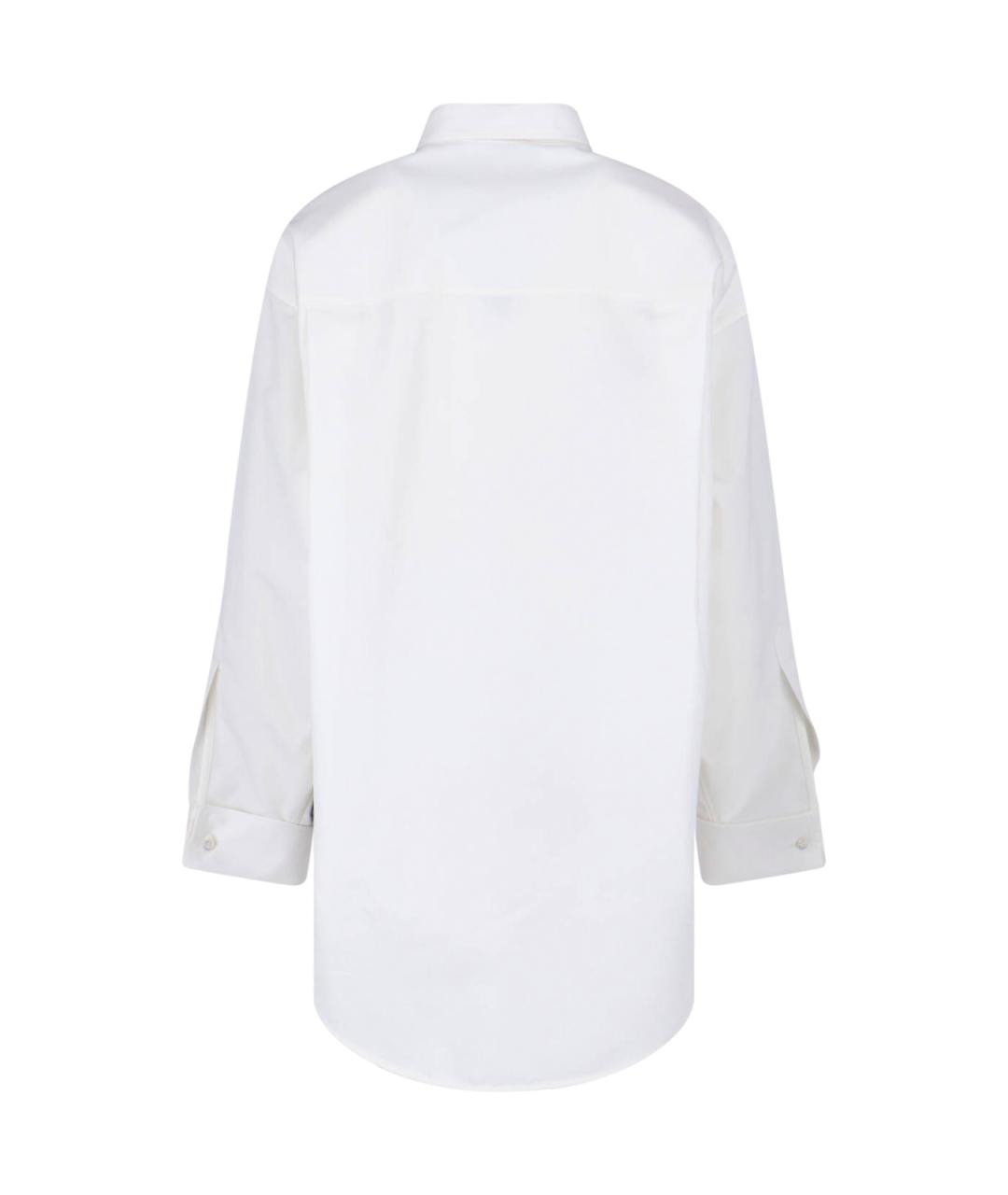 BALENCIAGA Белая хлопковая рубашка, фото 2