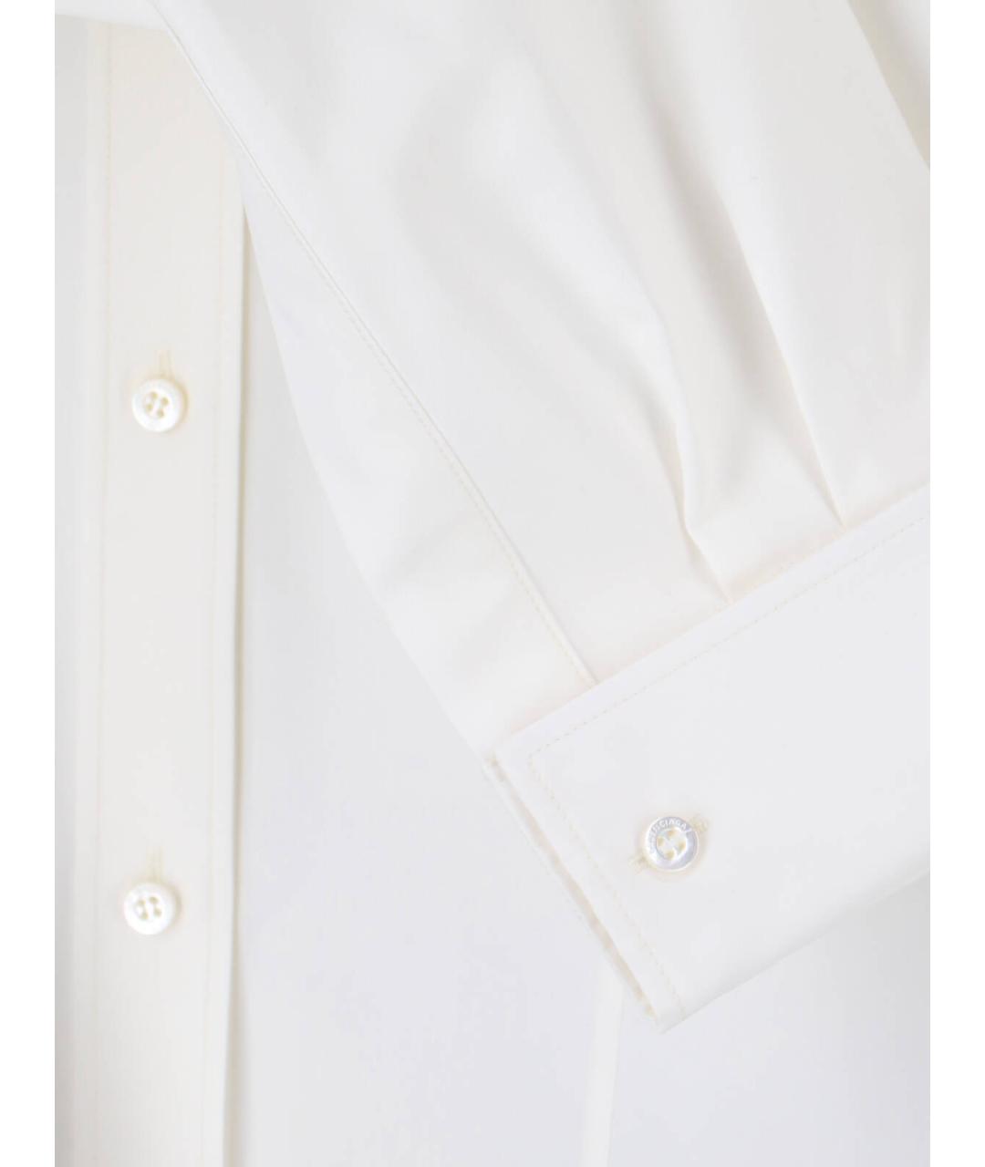BALENCIAGA Белая хлопковая рубашка, фото 4