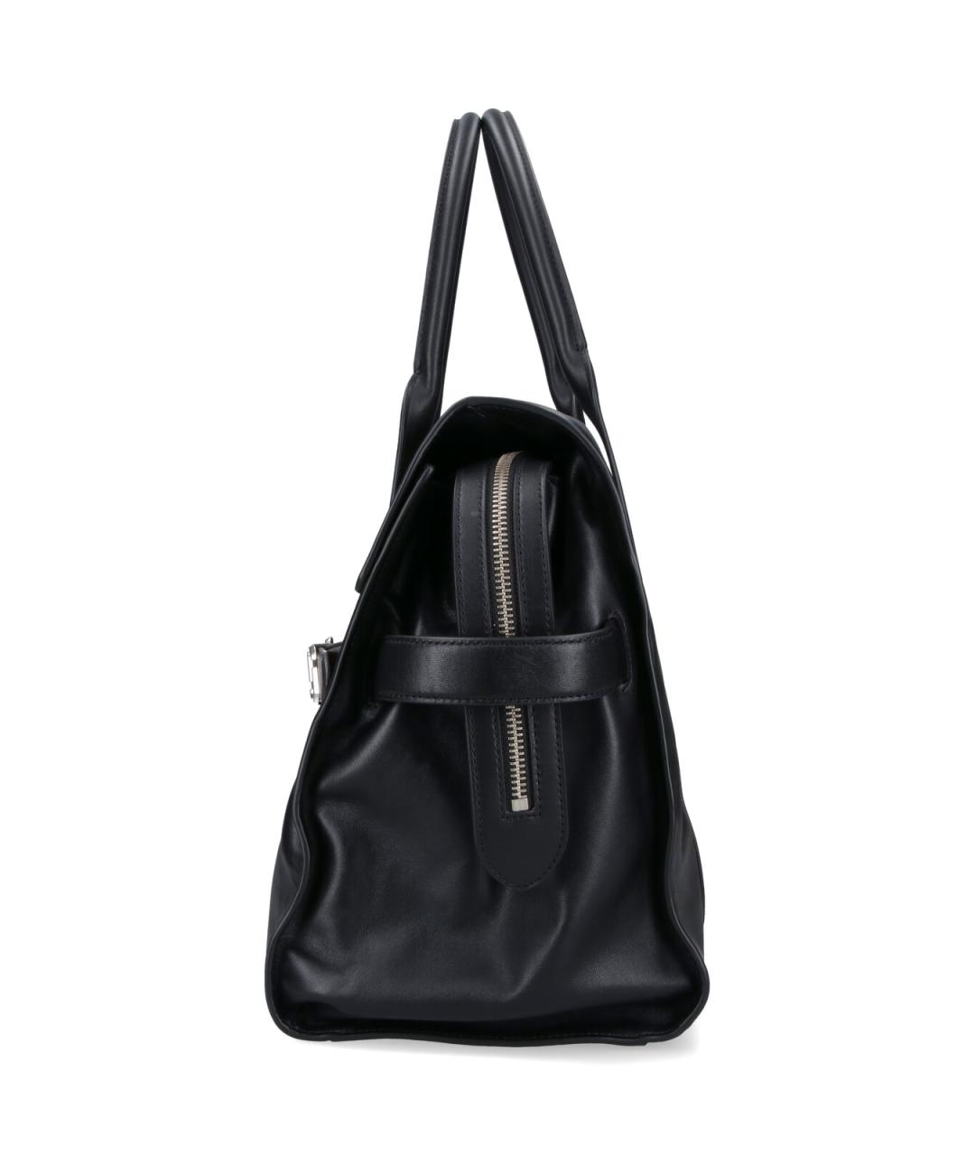 MARC JACOBS Черная кожаная сумка тоут, фото 5