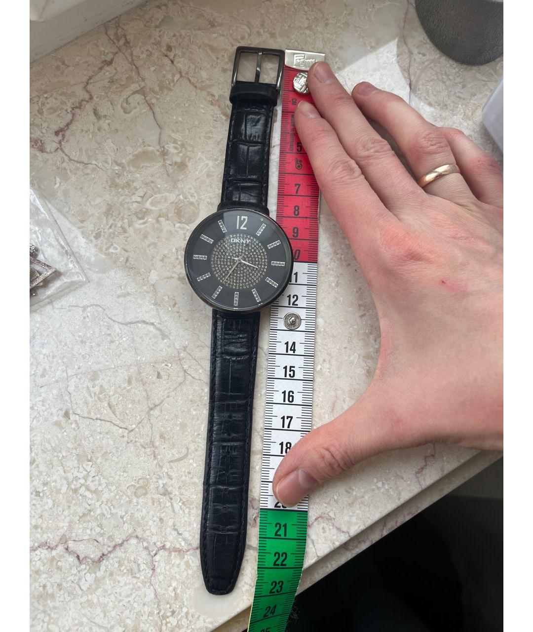 DKNY Черные часы, фото 3