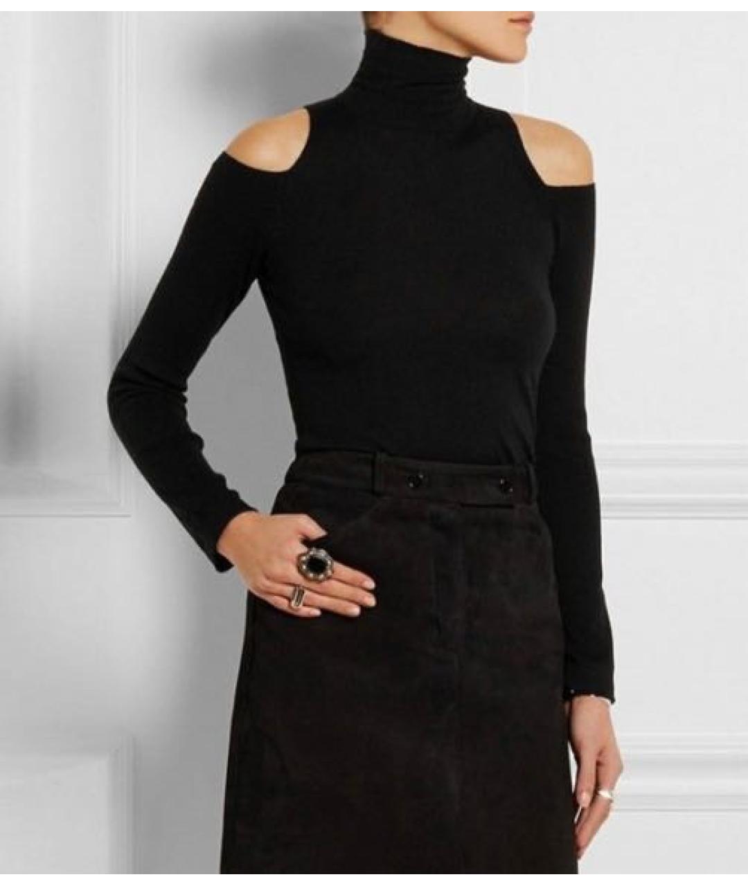 DKNY Черная хлопковая водолазка, фото 6