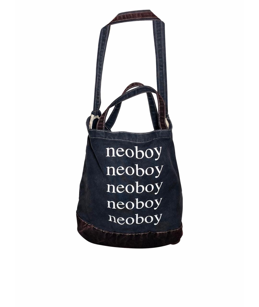 UNDERCOVER Темно-синяя сумка тоут, фото 1