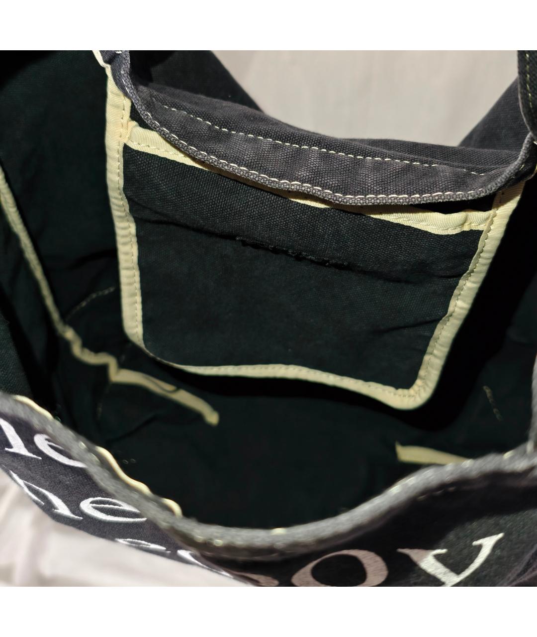 UNDERCOVER Темно-синяя сумка тоут, фото 3