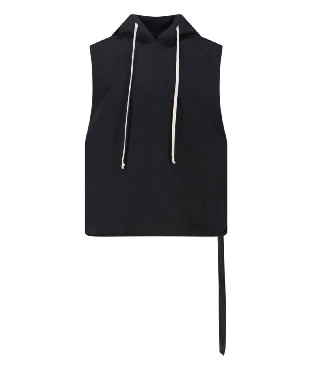 RICK OWENS DRKSHDW Черная хлопковая майка, фото 1