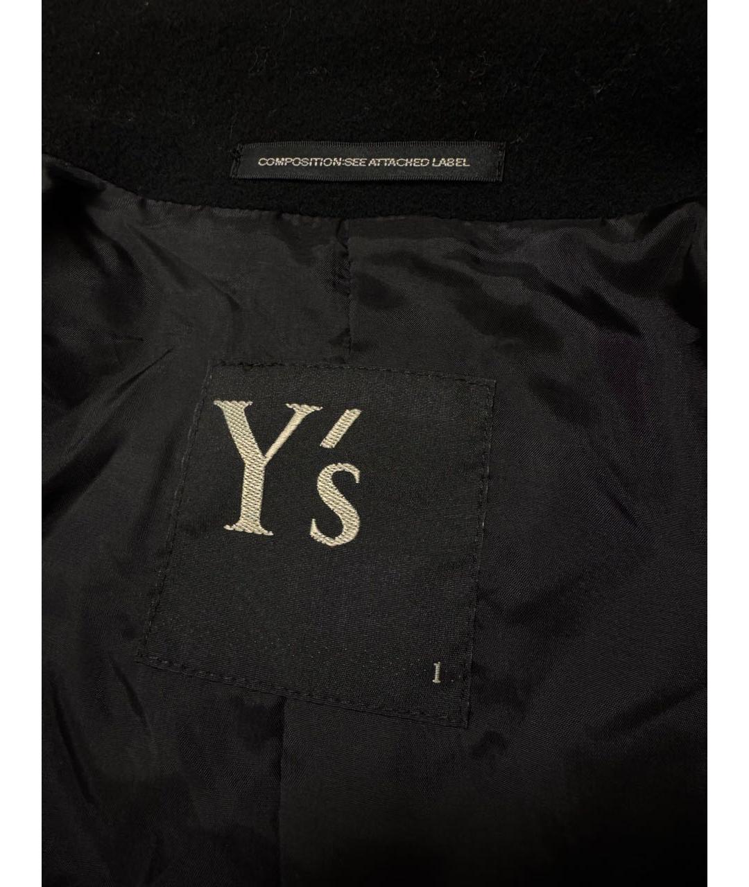 YOHJI YAMAMOTO Черное шерстяное пальто, фото 3