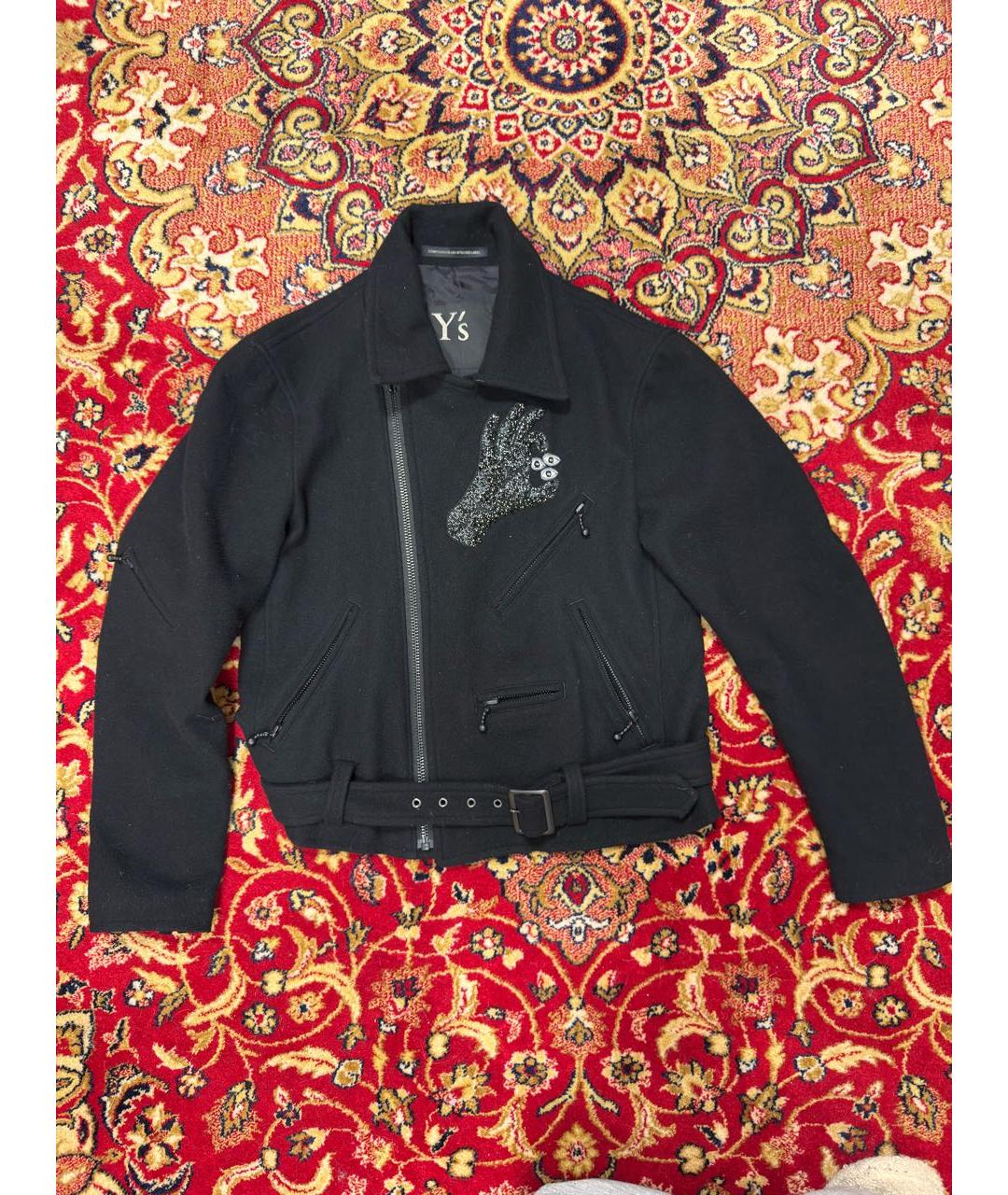 YOHJI YAMAMOTO Черное шерстяное пальто, фото 6