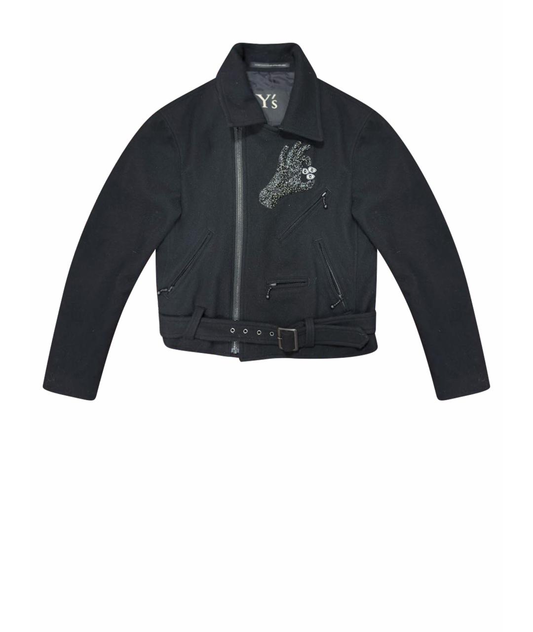 YOHJI YAMAMOTO Черное шерстяное пальто, фото 1