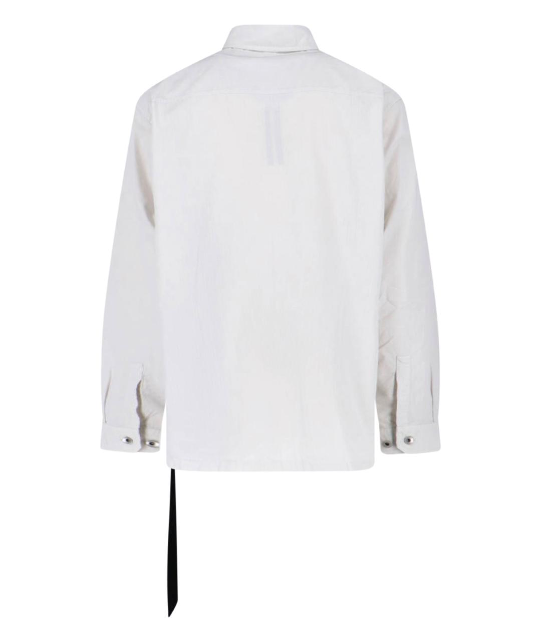 RICK OWENS DRKSHDW Серая хлопковая кэжуал рубашка, фото 2