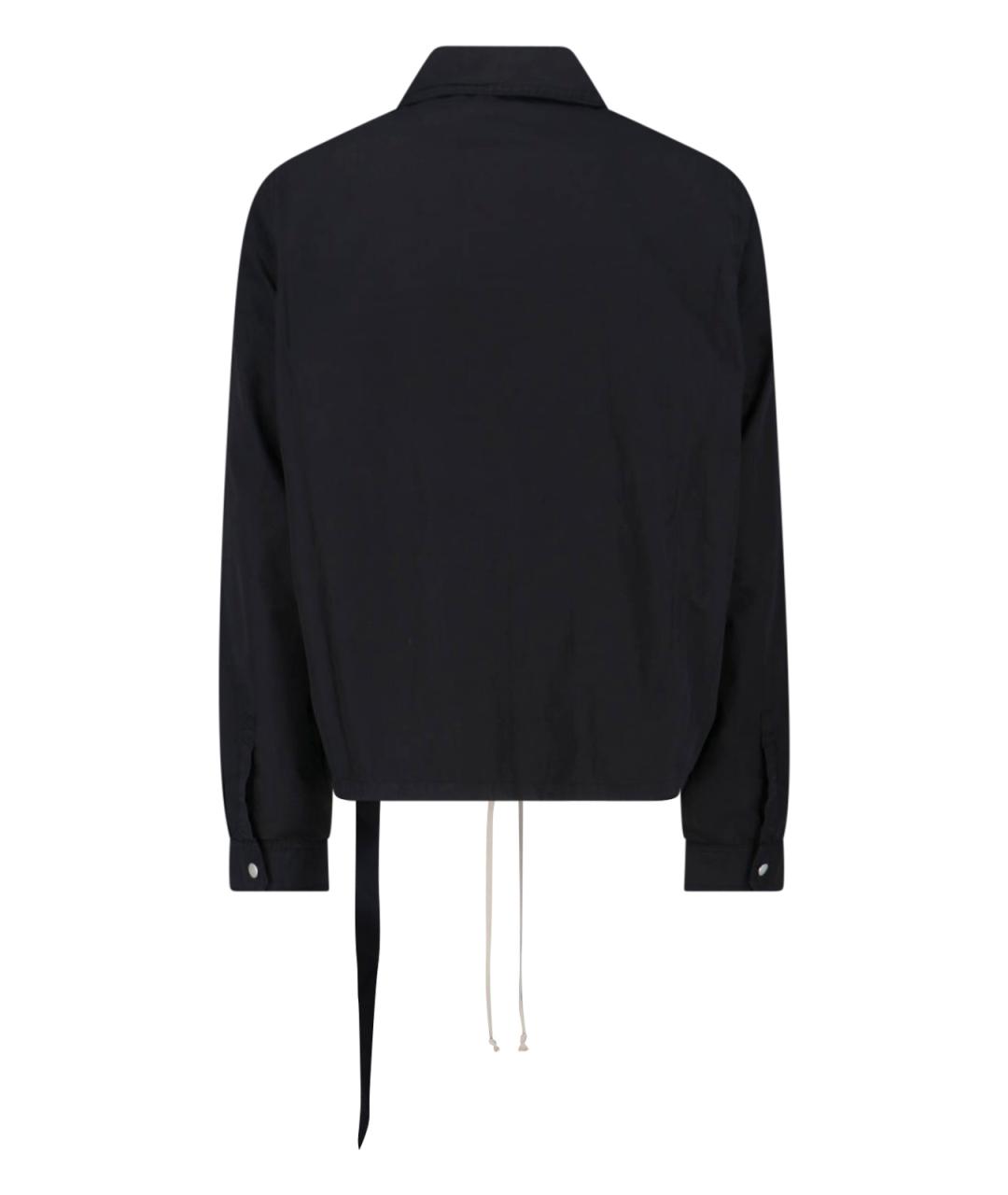 RICK OWENS DRKSHDW Черная хлопковая куртка, фото 2