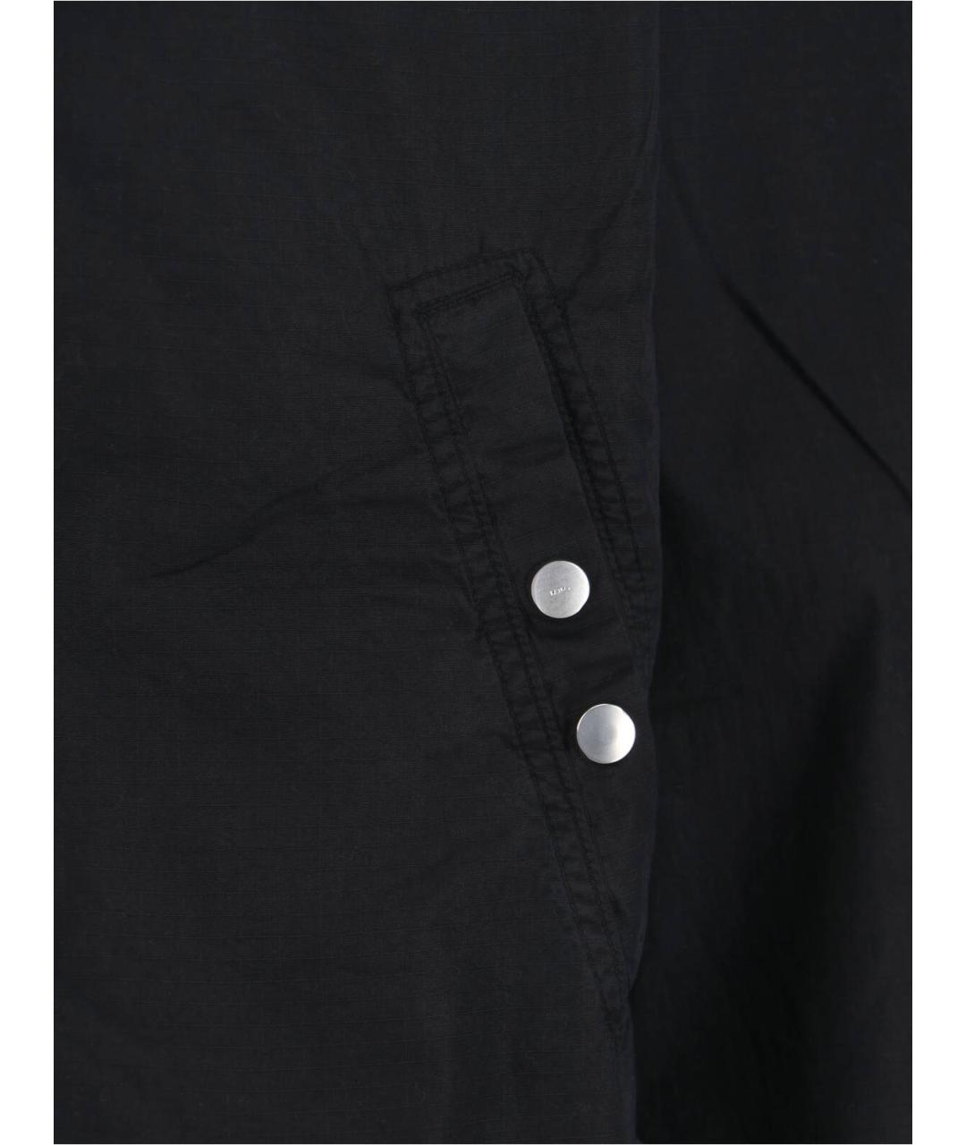 RICK OWENS DRKSHDW Черная хлопковая куртка, фото 5