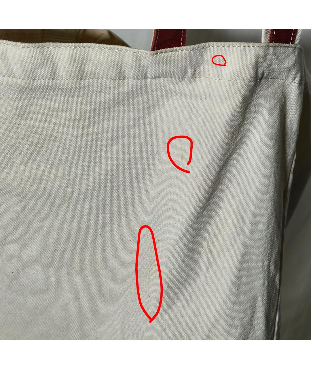 UNDERCOVER Бежевая тканевая сумка тоут, фото 6