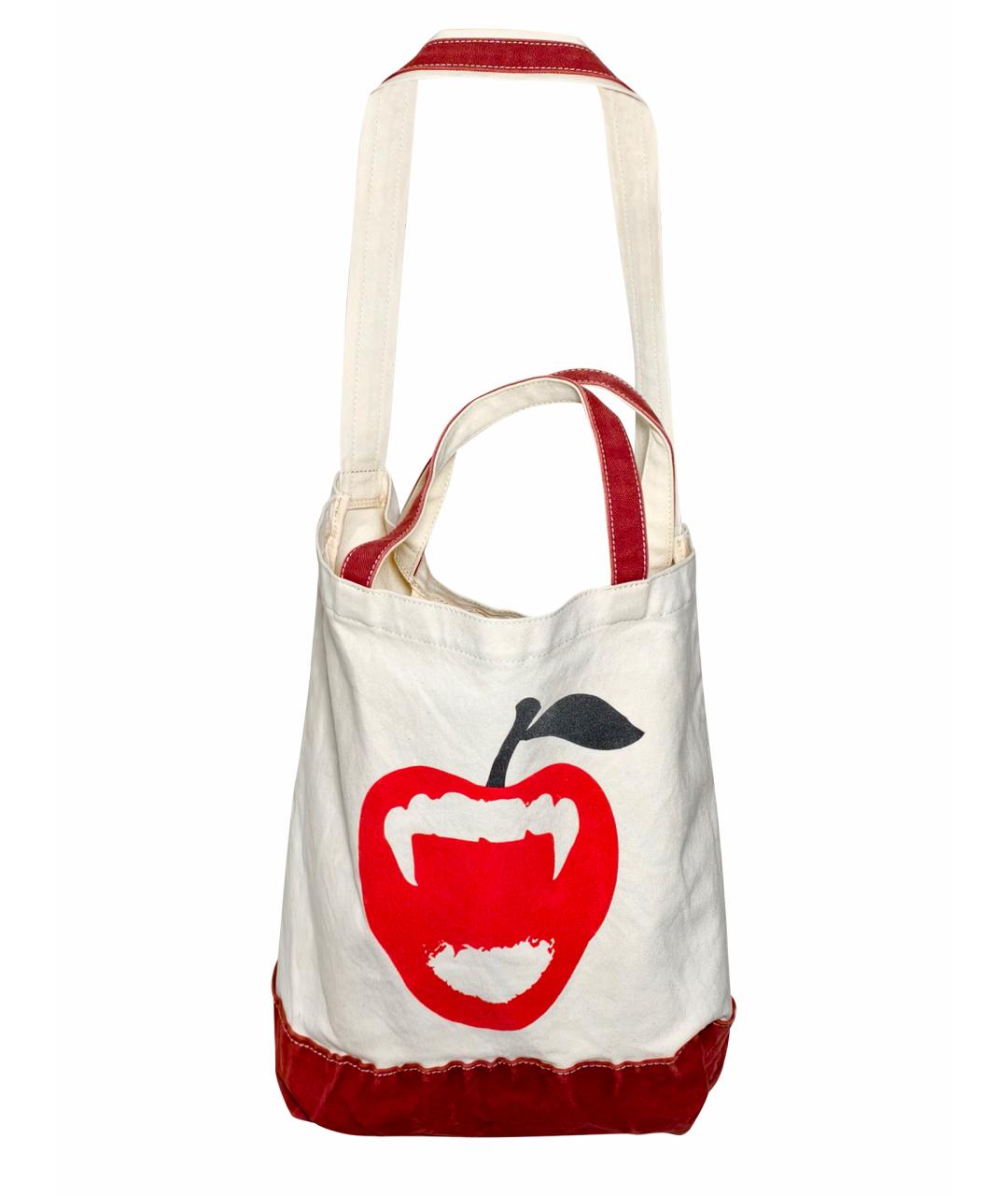 UNDERCOVER Бежевая тканевая сумка тоут, фото 1