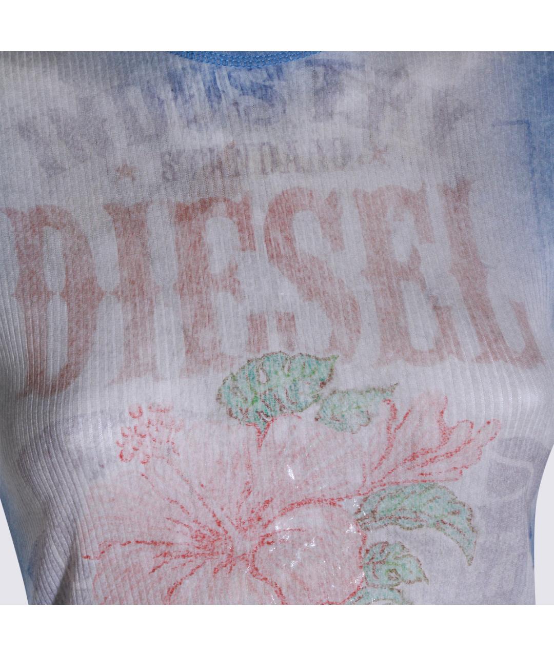 DIESEL Мульти хлопковая футболка, фото 3