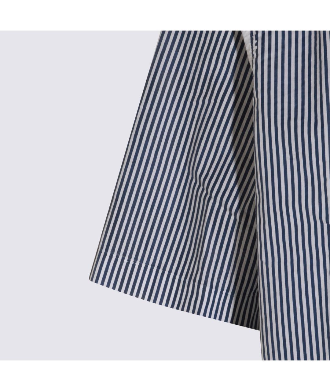 DIESEL Синяя хлопковая кэжуал рубашка, фото 4