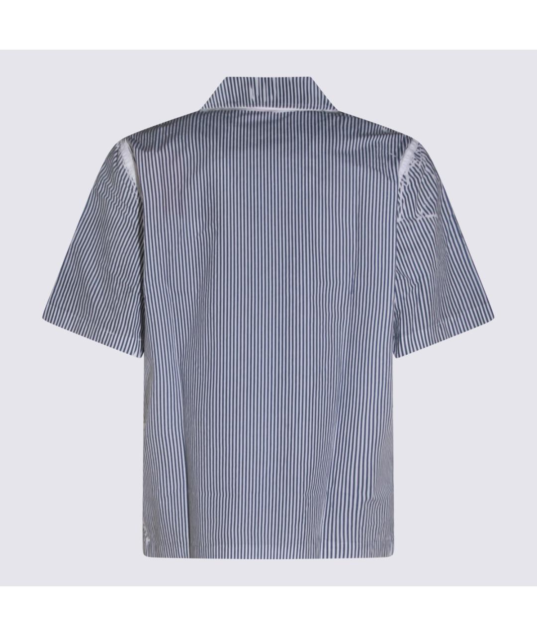 DIESEL Синяя хлопковая кэжуал рубашка, фото 2