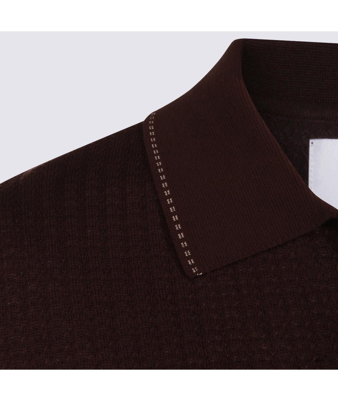 NN.07 Коричневая хлопковая кэжуал рубашка, фото 3